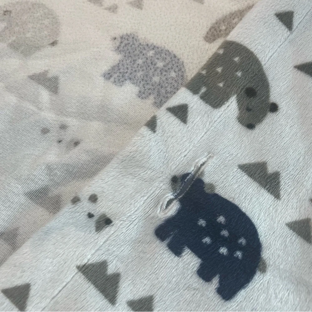 Lambs & Ivy Signature Changing Table Pad Cover with Bears PRELOVED
